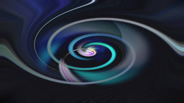 istock Abstract twirl effect black, blue, grey color background texture. Concept for design. 1252597627