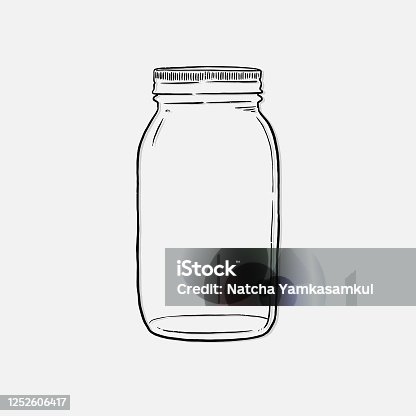 580+ Mason Jar Drawing Stock Photos, Pictures & Royalty-Free ...