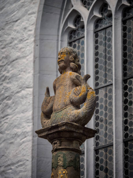 istock Merman statue in Rothenburg ob der Tauber, Germany 1252612607