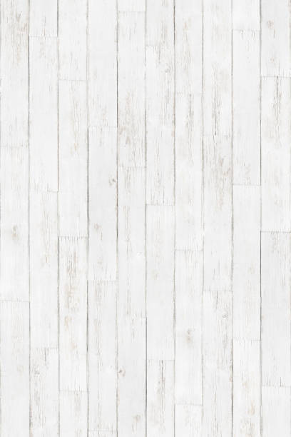 white wood background plank - wood grain plywood wood textured imagens e fotografias de stock