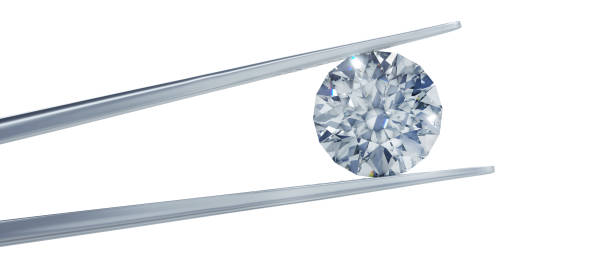 istock Large Diamond with Tweezers 1252617191