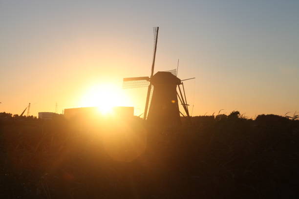 Traditional Dutch windmill Netherlands Holland