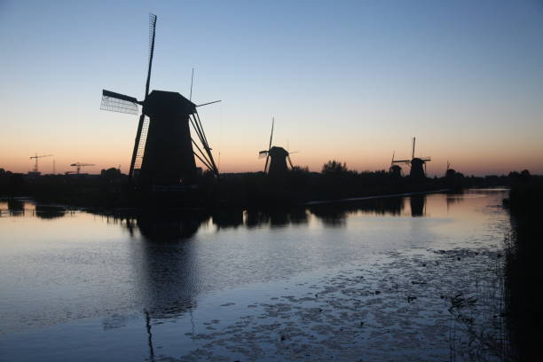 Traditional Dutch windmill Netherlands Holland