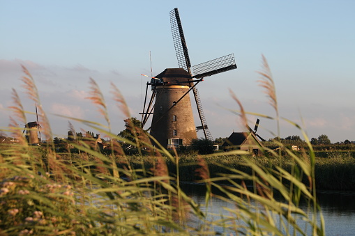 Traditional Dutch windmill Netherlands Holland