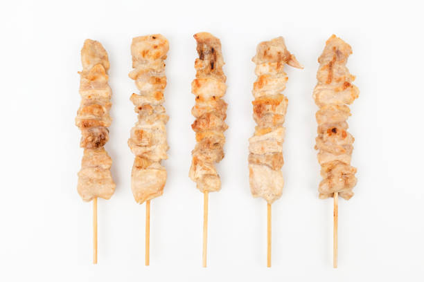 istock Chicken skewers 1252658620