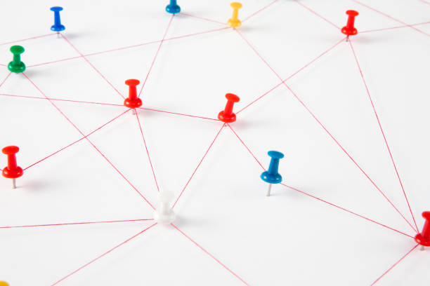 istock Network of Pins 1252669881
