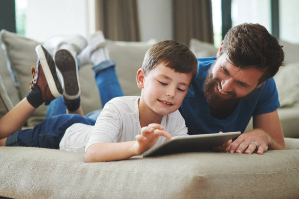 istock Even the kiddos love cutting edge technology 1252669985
