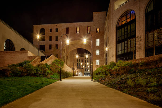istock Heerlen, Maankwartier (The Netherlands) by night 1252670519