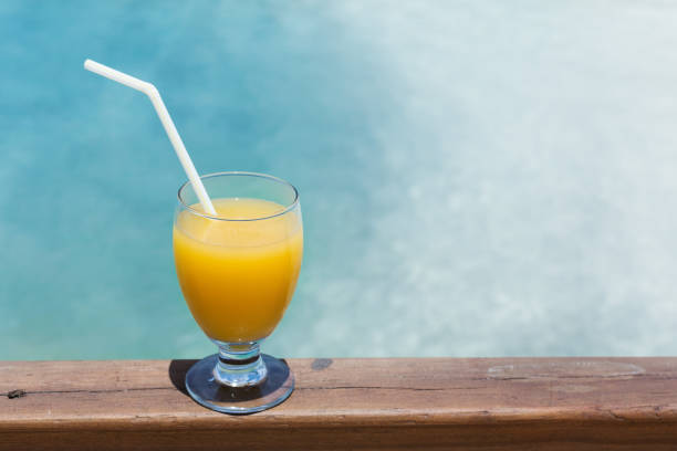 istock Fruity welcome drink on tropical vacation 1252678907