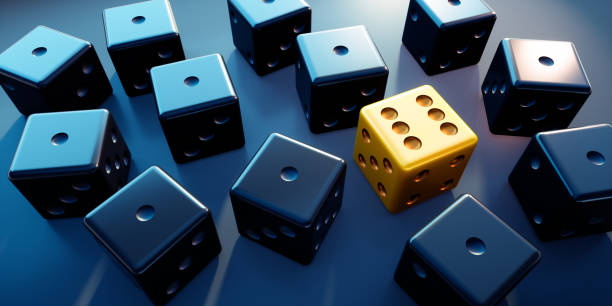 istock One gambling golden dice for games 1252688240