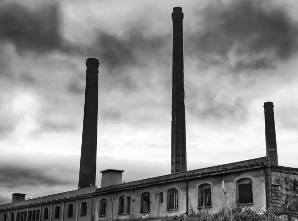istock ancient factory with stone towers 1252688883