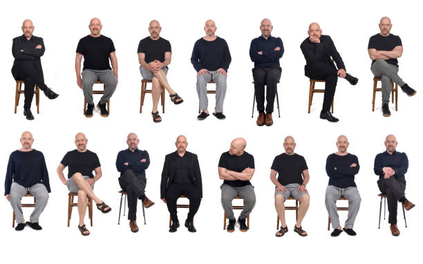 istock Portrait of a man on white 1252691486