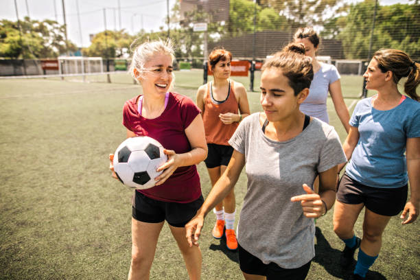 istock Female soccer players 1252691619