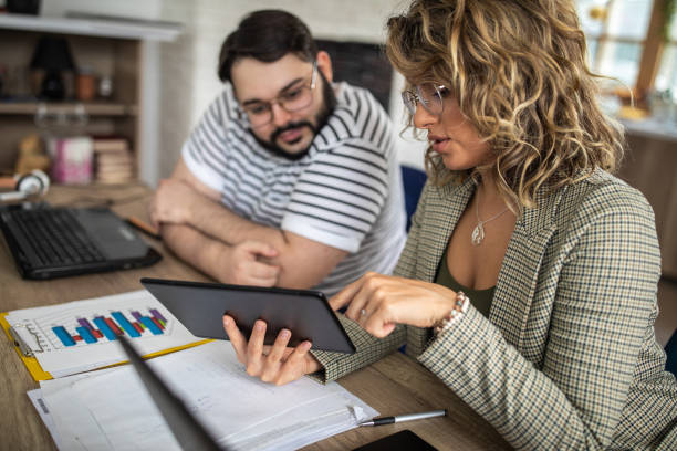 istock Business people co-working at office 1252702036