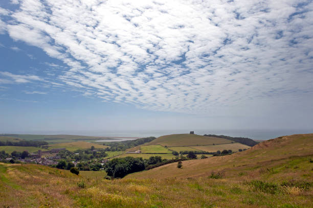 istock Cloudscape from the Dorset Ridgeway, Jurassic Coast, Dorset, England 1252702712