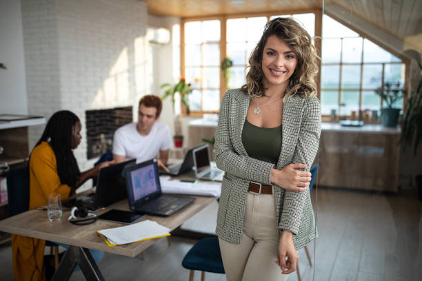 istock Successful businesswoman at office 1252703229