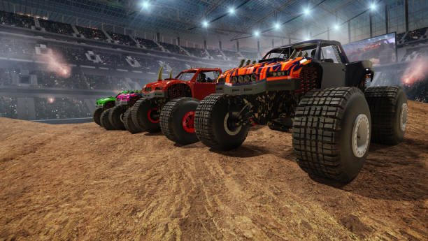 Monster Truck Cartoon Stock Photos, Pictures & Royalty-Free Images - iStock