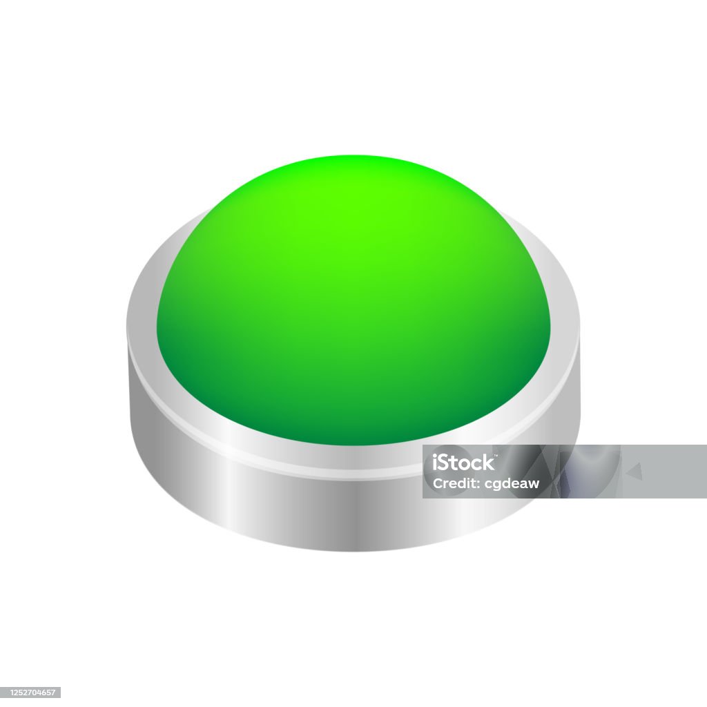 Nút Hình Tròn Hình Tròn Màu Xanh Lá Cây Cho Các Nút Trò Chơi Chơi ...