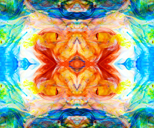 istock Wild symmetric and colorful abstract photograph 2 1252705841