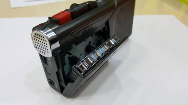 istock Tape cassette recorder for reportage 1252706842