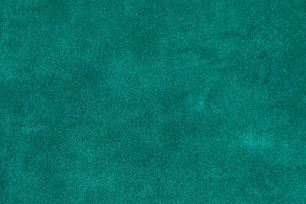 istock Teal leather texture background. closeup view of suede 1252708307