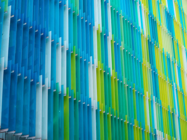 istock acrylic plastic sheet interior vertical line color yellow blue aqua 1252709692