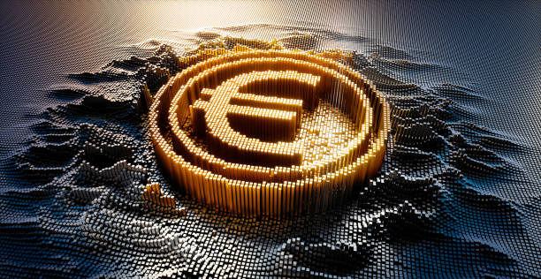 istock Digital Euro currency Symbol 1252711803