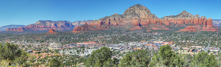 A Panorama of Sedona, Arizona, United States from the Airport Trail