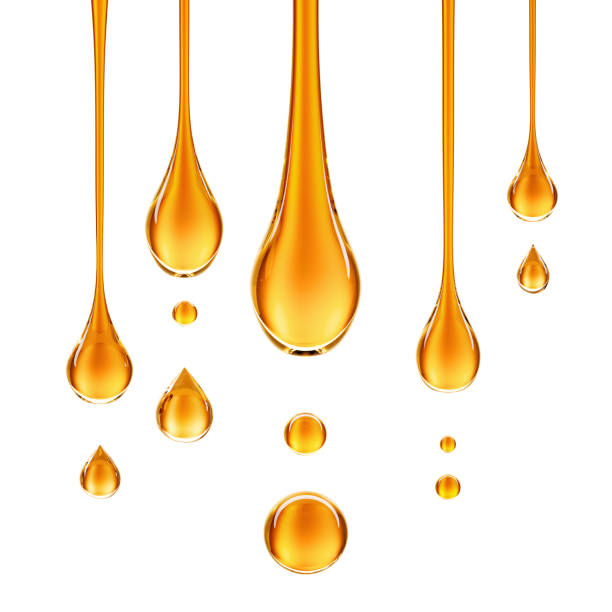 istock Golden Oil drops 1252718438