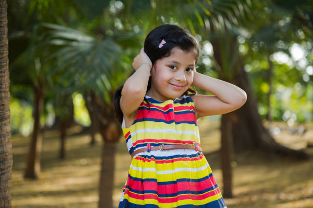 Indian ethnicity, lifestyle, girl, child, public park,