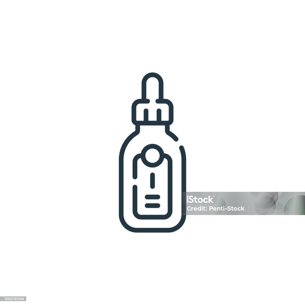 Simbol Botol Ikon Vektor Botol Botol Stroke Yang Dapat Diedit Simbol Linear Botol ...