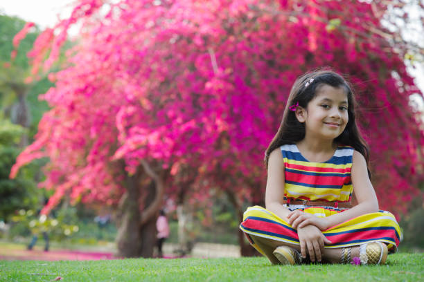 Indian ethnicity, lifestyle, girl, child, public park,