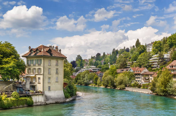 istock View of Aare river in Bern, Switzerland 1252745438