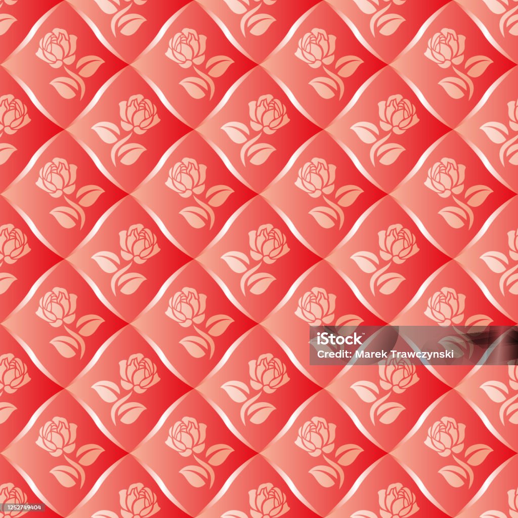 Pattern Red Red Pattern Stock Illustration - Download Image Now - Abstract ...