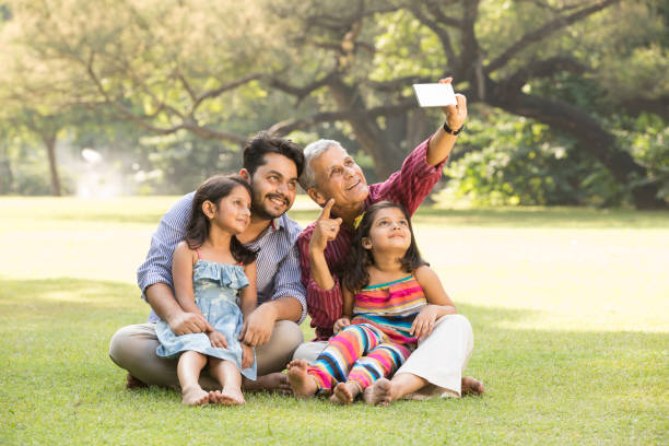 istock multi generation family - Stock images 1252751016