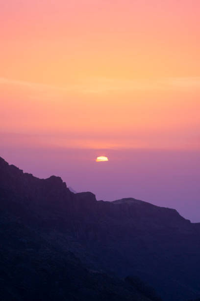 istock Sunset in Gran Canary Roque Bentayga 1252751312