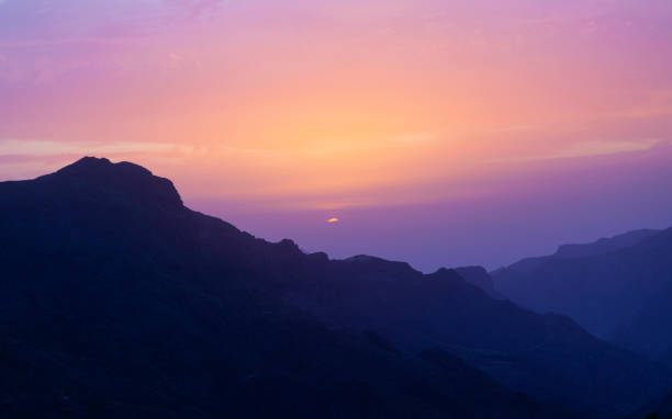 istock Sunset in Gran Canary Roque Bentayga 1252751329