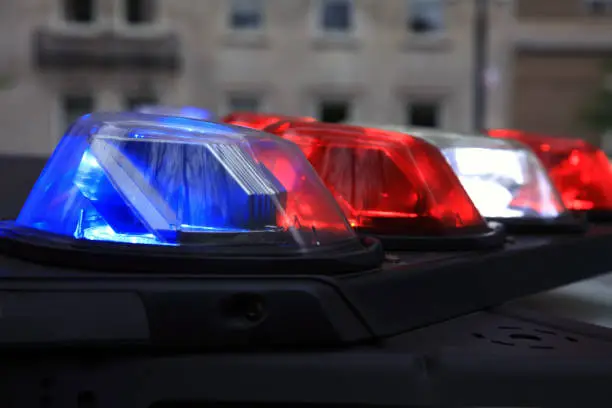 Police Car in Manhattan. New York City. USA