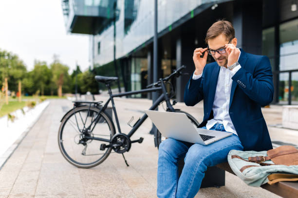istock He is so ready to be focused on his work for today 1252756406