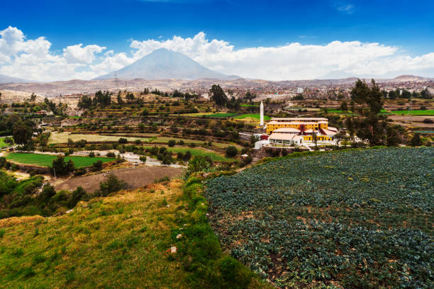 istock city against the backdrop of a sleeping volcano 1252758207