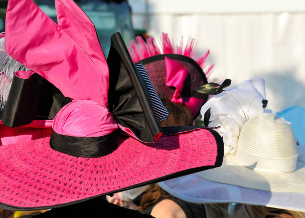 Derby Fashion Kentucky Derby fashions kentucky derby stock pictures, royalty-free photos & images