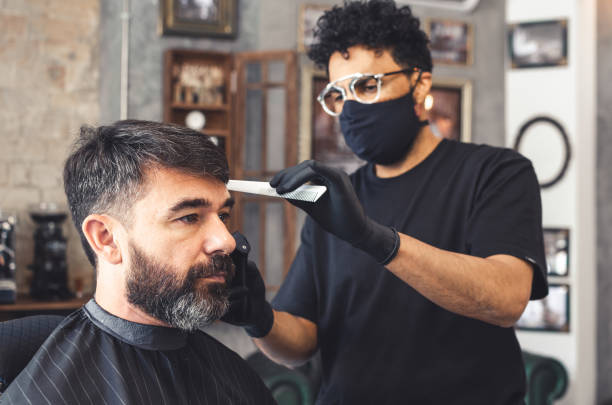 980+ Black Barbershop Mask Stock Photos, Pictures & Royalty-Free Images -  iStock