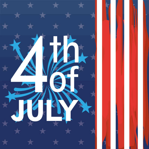 istock Happy 4th of july poster 1252768980
