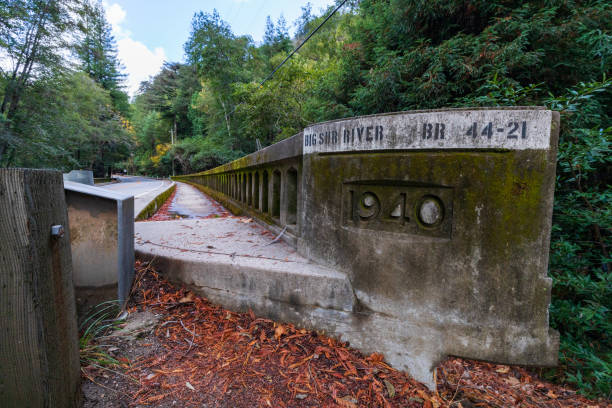 Big Sur Bridge Number BR 44-21 In California. This Bridge Was Built In 1940 And Is Still Used Today