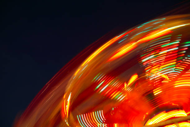 istock Ferris Wheel Blur from a traveling carnival 1252773205