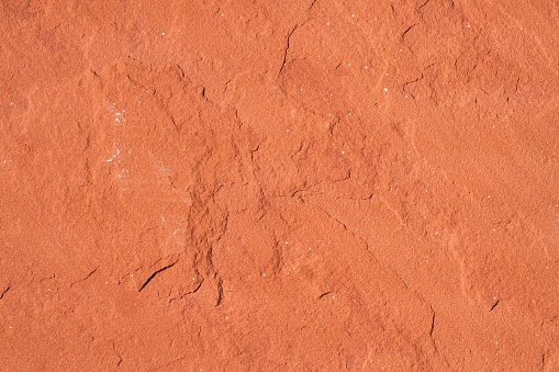 Rusty sandstone texture with natural cleft face