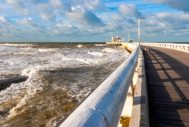 istock Oostende Pier in the Storm, Belgium 1252781530