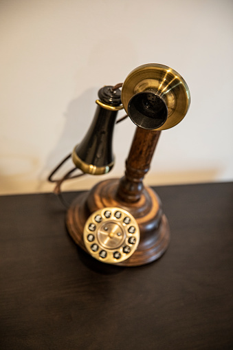 Retro Ivory Telephone in Loft Building