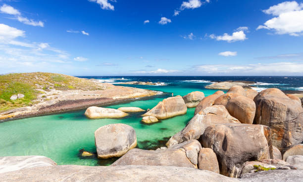 istock Elephant rocks, Denmark, Western Australia on a sunny day 1252798174