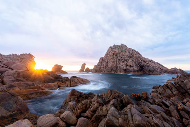 istock Sunset at Sugarloaf Rock in Western Australia 1252798323
